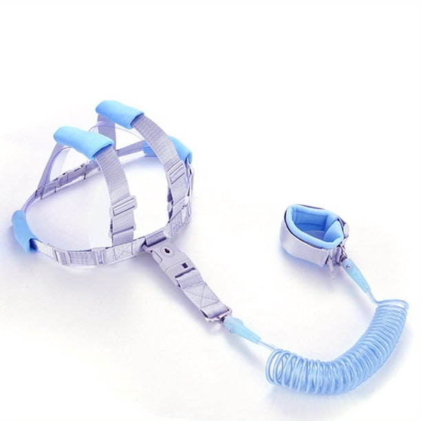 Baby And Child Anti-lost Leash, Anti Lost Wrist Link For Toddlers - Toddler Harness, 2 Meters/ 6.56Ft Anti-lost Spring Rope, Walking Safety Harness