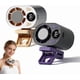 thumbnail image 1 of Ventilador clip coche aire acondicionado mini USB recargable giratorio 3 velocidades silencioso, 1 of 8