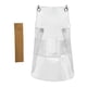 thumbnail image 2 of Delantal Impermeable Transparente Ajustable Resistente Al Aceite Para Limpieza De Pescado Amarillo, 2 of 4