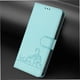 thumbnail image 5 of Funda tipo cartera FOXDOCK para iPhone 15 Plus con soporte, ranuras, RFID, diseño de gato, 5 of 5