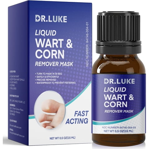Dr. Luke - Eliminador De Verrugas Freeze Off, 0,5 Ml Con Un 17% De Ácido Salicílico