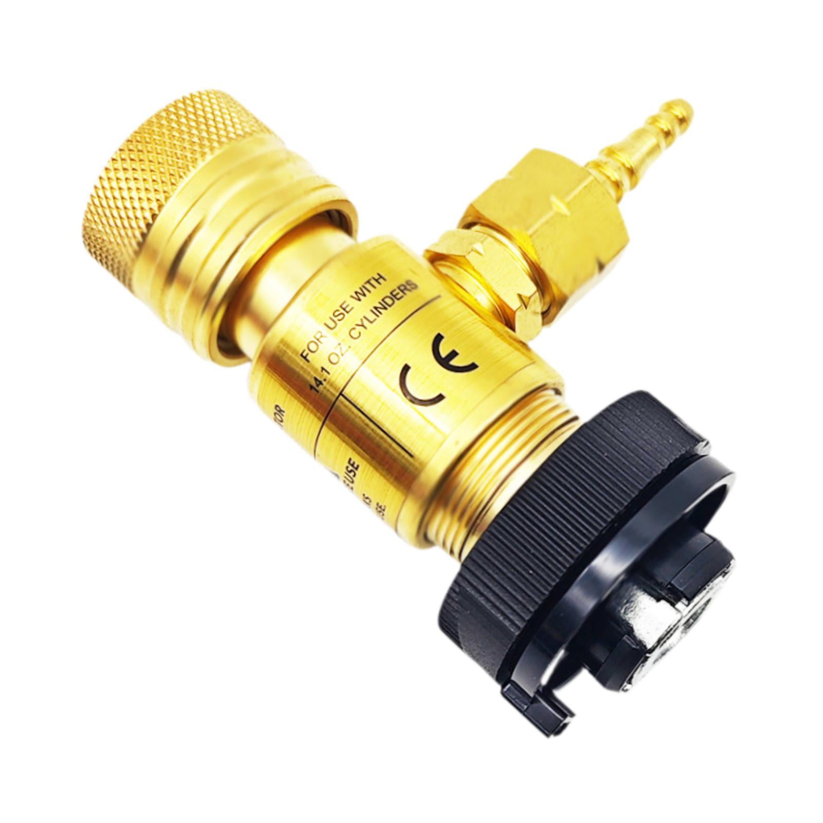 Magideal - Adaptador Regulador De Gas De Soldadura Oxiacetilénica M16x1.5, Control De Precisión, Fácil De Instalar, Válvula Reguladora De Gas Robusta, Válvula De