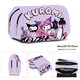 thumbnail image 1 of MINISO Kuromi Schoolbag Students Kawaii Double-layer Pencil Bag Large-capacity Casual Backpack Cartoon Printing Pen Bag, 1 of 3