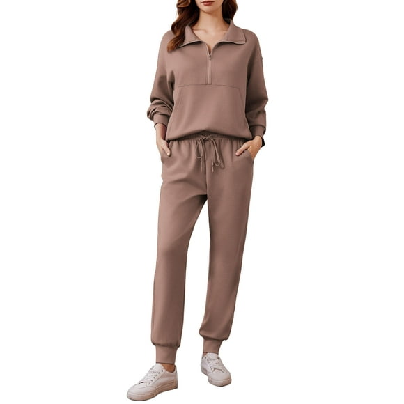Trajes de viaje PINSPARK de 2 piezas para otoño de 2024 para mujer