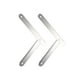 thumbnail image 2 of 2x Accesorio De Bisagra Para Escalera De Tijera Plegable Kit De Reemplazo De Barra De Amarre Para Escaleras De Tijera Blanco, 2 of 3