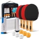 thumbnail image 1 of Set De Ping Pong Todo En Uno Con Red Retráctil Para 4 Jugadores, 1 of 7