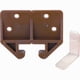thumbnail image 1 of Cajón Track Guides PRIME-LINE R 7084, plástico marrón, paquete de 2 unidades, 1 of 2