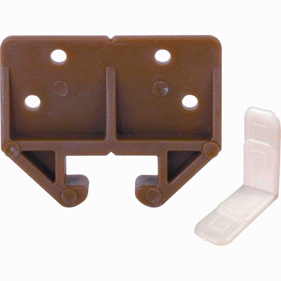 Cajón Track Guides PRIME-LINE R 7084, plástico marrón, paquete de 2 unidades