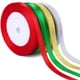 thumbnail image 1 of Xiao Hua Cinta de Brillo Dorado Plateado de 3/8 inch de Ancho, Usada para Empaques de Regalos, Cintas Rojas y Verdes, Usada para Manualidades Navideñas DIY Decoración en 4 Rollos, 1 of 4