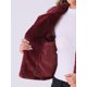 thumbnail image 5 of INSPIRE CHIC Chaqueta de Piel Recortada para Mujer Solapa Cardigan Esponjoso Bolero 2026 Invierno Abrigo Corto de Piel Sintética Conjuntos XS Burdeos, 5 of 6