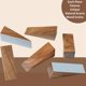 thumbnail image 4 of Tope de puerta decorativo de madera de acacia THORNIA – Pack de 2, 4 of 8