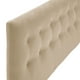 thumbnail image 3 of Respaldo Botone Felpa King Beige, 3 of 5