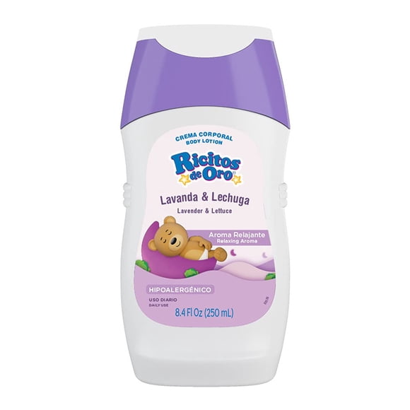 Hidratante para la piel Ricitos de Oro Lavanda y Lechuga 250 ml