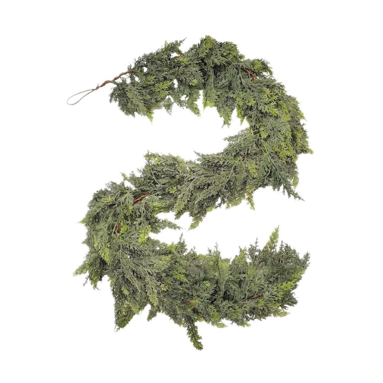 Magideal - Guirnalda De Vegetación Artificial, Adorno Navideño, Decoración Navideña, Guirnalda Navideña Para Exteriores, Interiores, Puertas Y Decoración Del