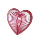 thumbnail image 1 of Repelente De Aves De Alto Brillo, Moderno, En Forma De Corazón, Para Césped, Granja, Balcón, Color Rojo, 1 of 5