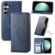 thumbnail image 2 of Funda Flip FOXDOCK para Samsung Galaxy S25 FE , Estilo Billetera con Diseño Rombo, Correa de Mano y Soporte, Uso Diario, 2 of 6
