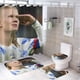 thumbnail image 1 of Erling Haaland-theme 4-Piece Shower Curtain Set with Rugs, Waterproof Bathroom Decor Set Includes Bath Mat, U-Shaped Rug, Toilet Lid Cover and Curtain with Hooks, 1 of 6
