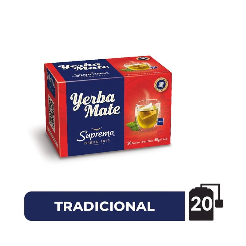 Yerba Mate Caja 20 un Supremo
