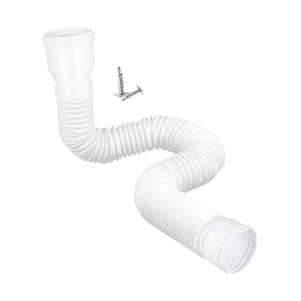 Ioensy - Extensión De Bajante De Canal De Lluvia, Desviador De 18,5-59 Pulgadas Para Drenaje De Agua De Lluvia