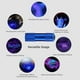 thumbnail image 5 of Linterna de luz violeta de 6 piezas y 9 LED, lámpara detectora de dinero UV, 5 of 5