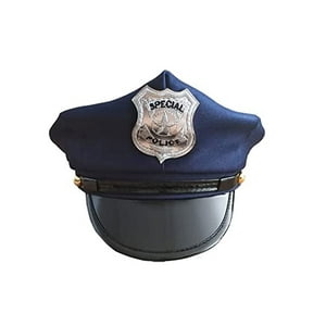 Gorro De Policía Binaryabc, Accesorio Para Fiesta De Cosplay De Halloween