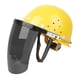 thumbnail image 2 of Protector Facial Con Casco Protector Para Minería, Poda, Industria Mecánica, Visera Gris, 2 of 5