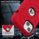 thumbnail image 4 of Funda Grifobes para iPhone 13/14 de 6.1 pulgadas a prueba de golpes, color rojo, 4 of 7