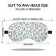 thumbnail image 2 of Antifaz para Dormir BHAHB 2 piezas de seda 20x10 cm Leopardo/Blanco, 2 of 7