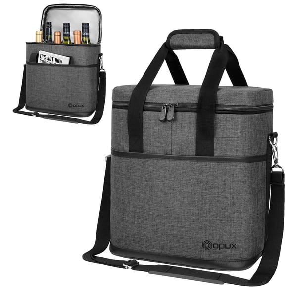 Bolsa de viaje acolchada con aislamiento para 6 botellas de vino OPUX