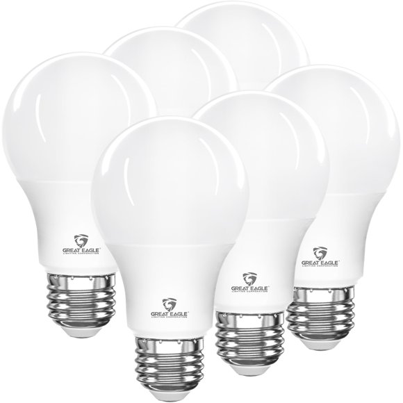 Bombilla LED Great Eagle 9W 4000K paquete de 6