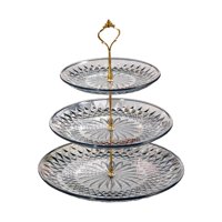 Bothyi - Bandeja De Servicio Moderna Plato De Aperitivo Plato Redondo Plato De Fruta Para Fiesta De Cumpleaños