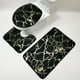 thumbnail image 2 of 3pcs Non-Slip Flannel Bathroom Mat - Soft and Comfortable Toilet Mat for Bathroom, Living Room, Bedroom - Prevents Slips and Falls, 2 of 4