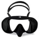 thumbnail image 1 of Máscara de buceo SCUBA Network Spartacus sin marco negra, 1 of 9
