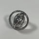 thumbnail image 1 of 1PC Swivel Astronomical Ball Ring Deformation And Rotation Pendant Plating White Steel Exquisite Retro Charms Diameter About 0.71 Inches DIY Jewelry Bracelet Necklace Earring Accessories, 1 of 2
