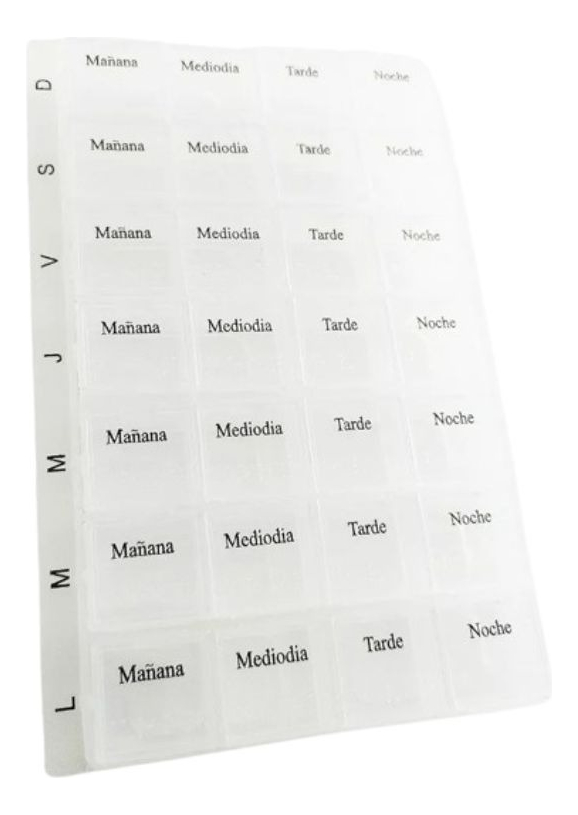 Genérico - Set 3 Pastilleros Semanal Organiza Control Medicamento Lau