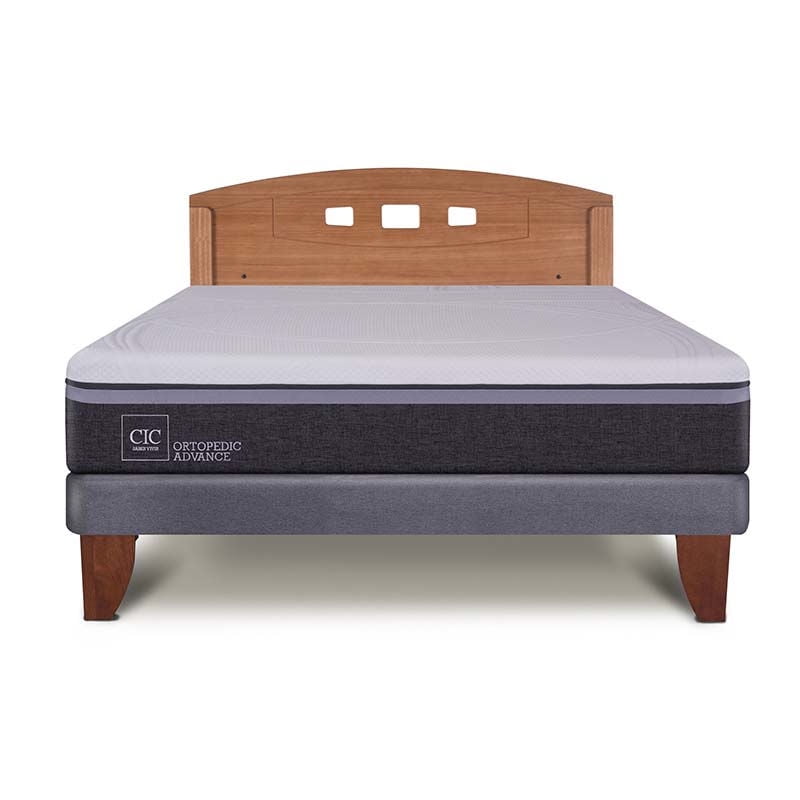 Cic - Cama Europea Europea Ortopedic Advance 2P Bn Respaldo New 2 Plaza Base Normal