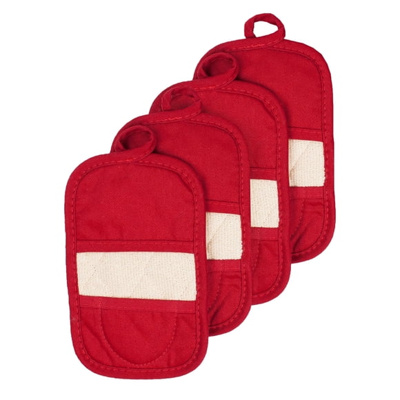 Manoplas Ritz 22x14 cm Pack de 4, Algodón Resistente al Calor