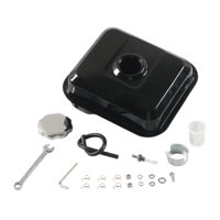 Ioensy - Tapa Inoxidable Resistente De Hierro Para Tanque De Gasolina De Motocicleta, Para Honda Gx160, 212Cc, Atv, Estilo B