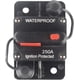 thumbnail image 1 of Disyuntor con reinicio manual de 12 V-36 V CC, resistente al agua, montaje en superficie para audio de coche, RV, barco, camión, motor de arrastre, 30-300 A, altavoz de coche, fusible reiniciable., 1 of 7