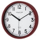 thumbnail image 2 of Reloj Pared 22 cm Rojo Circular Plastico, 2 of 5