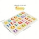 thumbnail image 2 of Wooden Mushroom Nail Hand Scratching Board Puzzle, Alphabet Number Wooden Nail Puzzle Enlightenment Early Education Cognition Children's Toys Baby Toys, 2 of 5