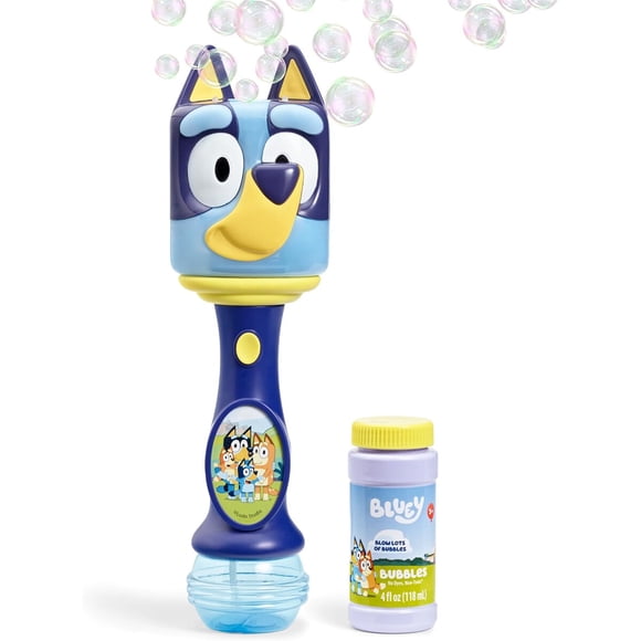 Varita de Burbujas Bluey Luz Sonido Musical 4 oz Little Kids