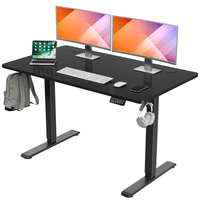 Estilodomus - Escritorio Eléctrico Con Dos Memorias - Negro