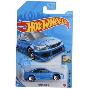 Mattel - Auto Fundido A Presión Hot Wheels Honda Civic Si A Escala 1:64, Fresco De Fábrica