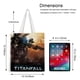 thumbnail image 5 of Titanfall Bolso de tela con estampado de lienzo para mujer, bolsa de compras reutilizable y estética, con cremallera interior, regalo para mujer, 35 × 40 cm., 5 of 6
