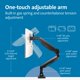 thumbnail image 5 of Brazo para Monitor Kensington SmartFit Ajustable para 13"-34", 5 of 8