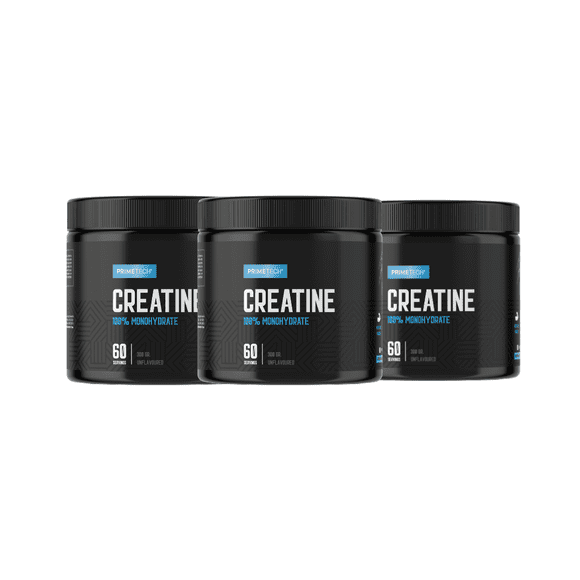 Pack 3 creatina monohidrato Primetech 300g