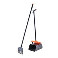 Magideal - Juego De 2 Bandejas Y Rastrillos Para Excrementos De Perro, Recogedor De Excrementos De Perro, Herramienta De Limpieza Versátil, Pala Portátil Para El