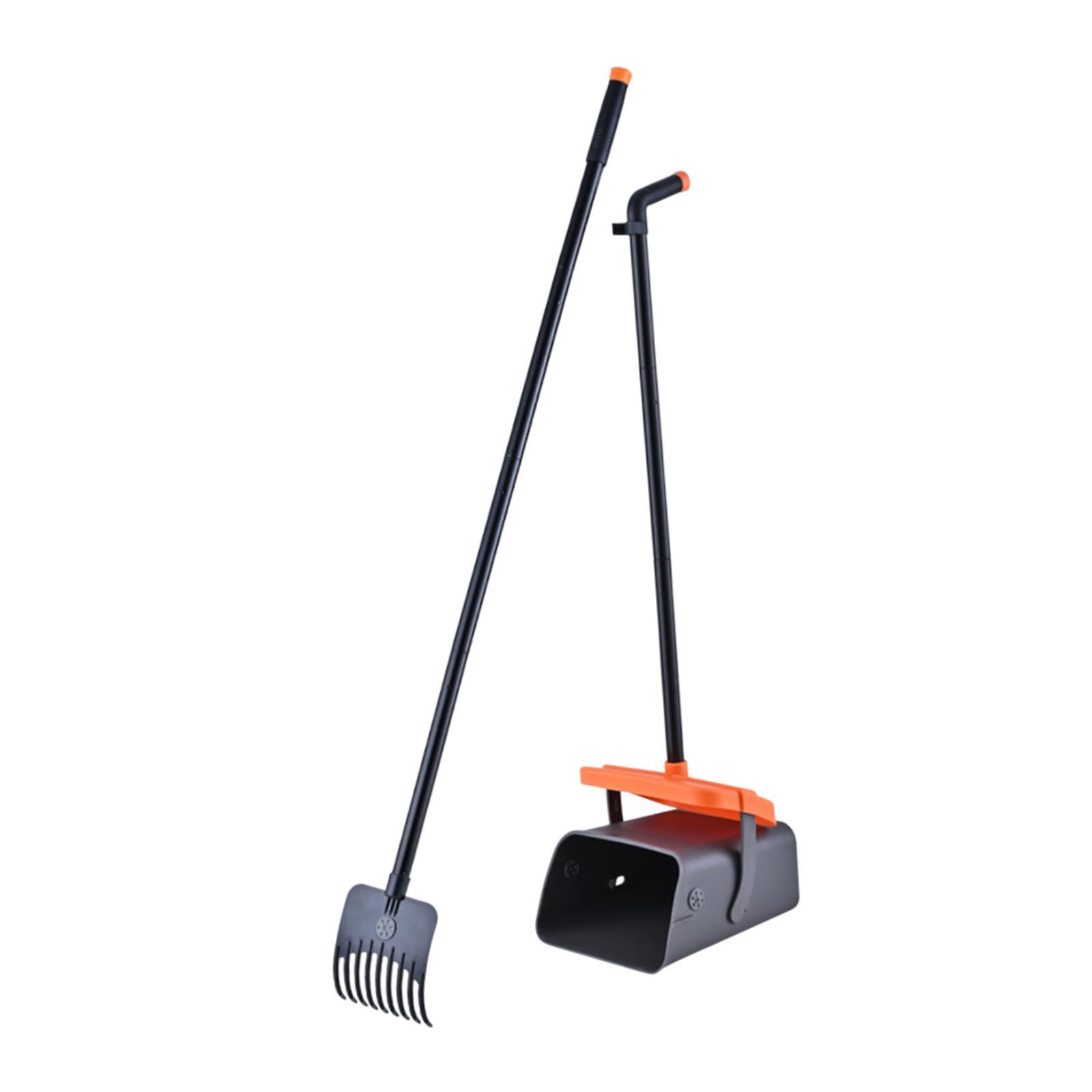 Magideal - Juego De 2 Bandejas Y Rastrillos Para Excrementos De Perro, Recogedor De Excrementos De Perro, Herramienta De Limpieza Versátil, Pala Portátil Para El