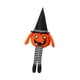 thumbnail image 2 of Muñeco Decorativo De Fantasma De Calabaza De Halloween, Suave, Para El Alféizar De La Ventana De La Sala De Estar, Escritorio, Color Naranja, 2 of 5